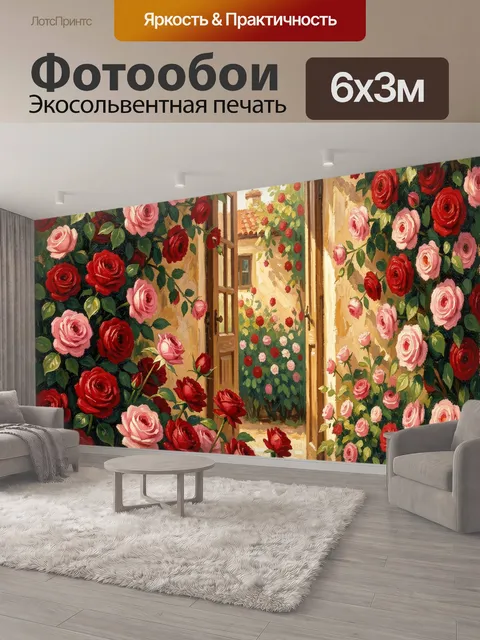 600 × 300 см · Экосольвентная печать
