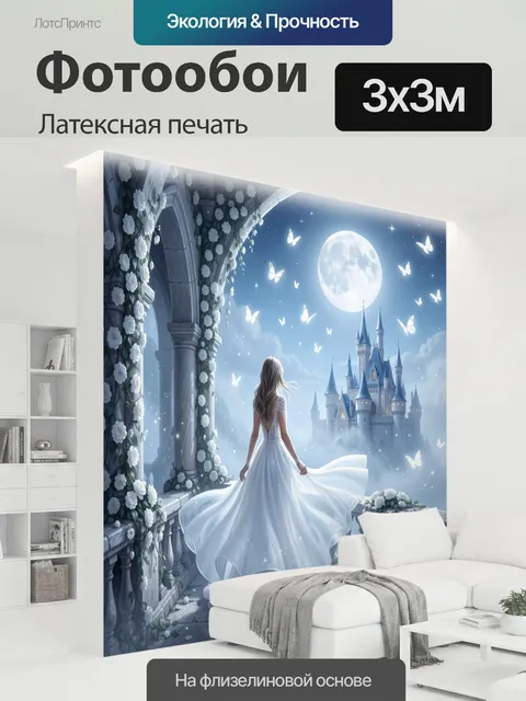 300 × 300 см · Латексная печать