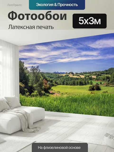 500 × 300 см · Латексная печать