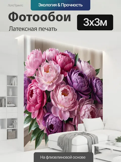 300 × 300 см · Латексная печать