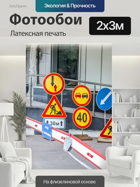 200 × 300 см · Латексная печать