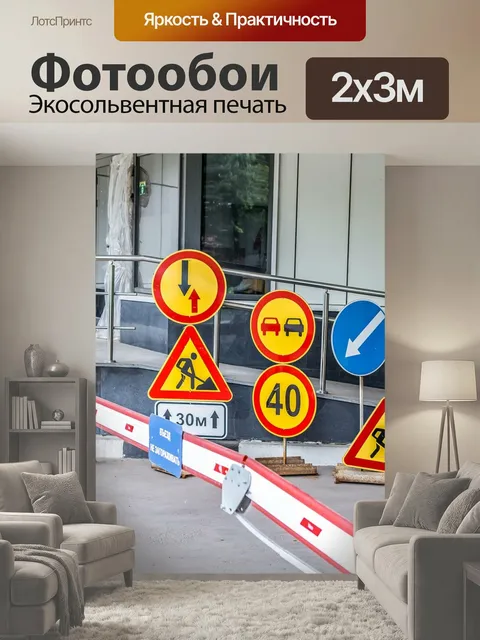 200 × 300 см · Экосольвентная печать