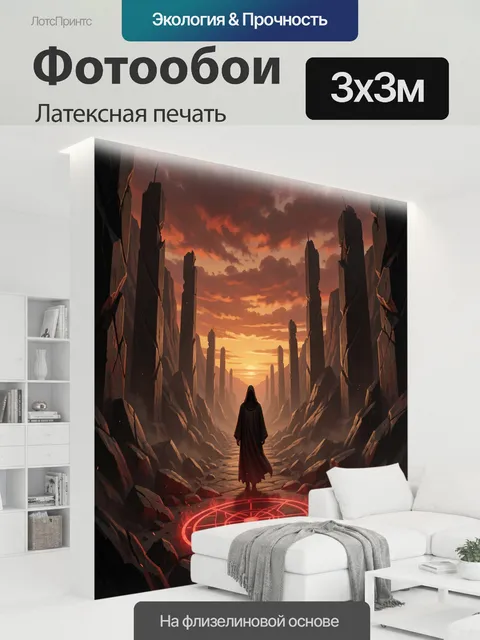 300 × 300 см · Латексная печать
