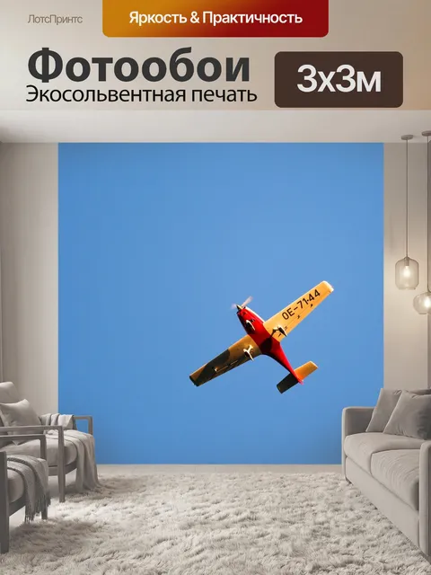 Фотообои Самолет, свобода, листовка