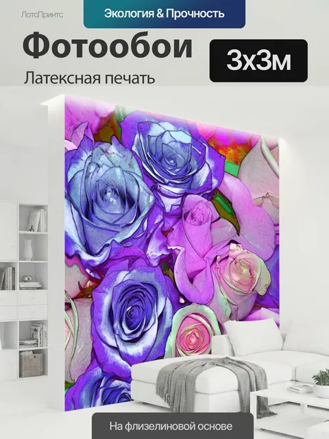 300 × 300 см · Латексная печать