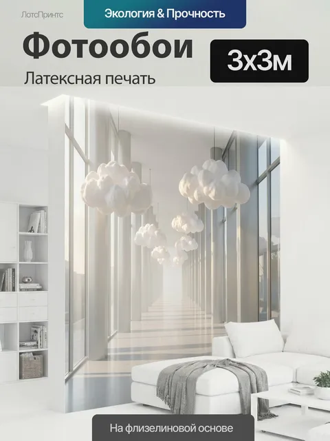 300 × 300 см · Латексная печать