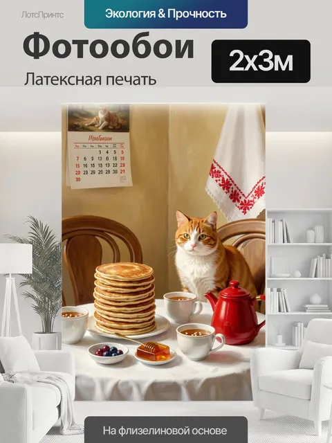 200 × 300 см · Латексная печать