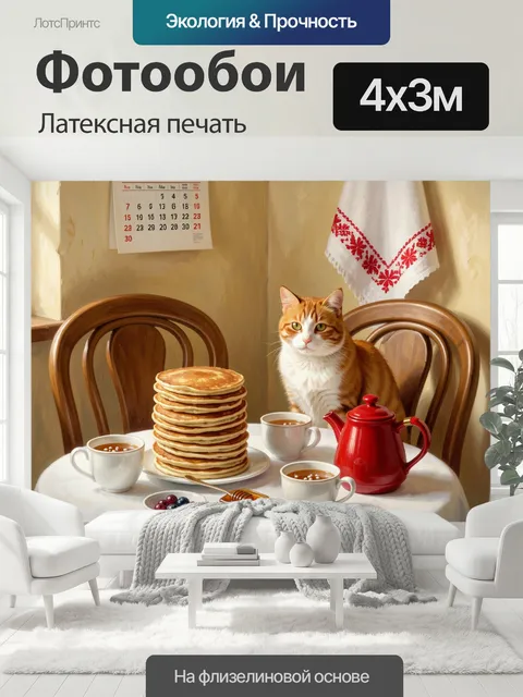 400 × 300 см · Латексная печать