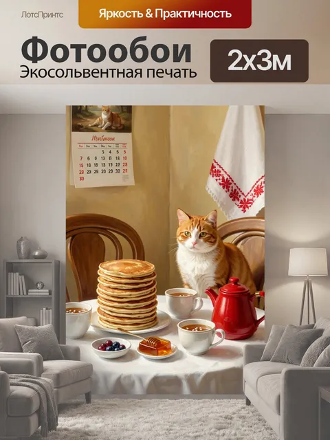 200 × 300 см · Экосольвентная печать