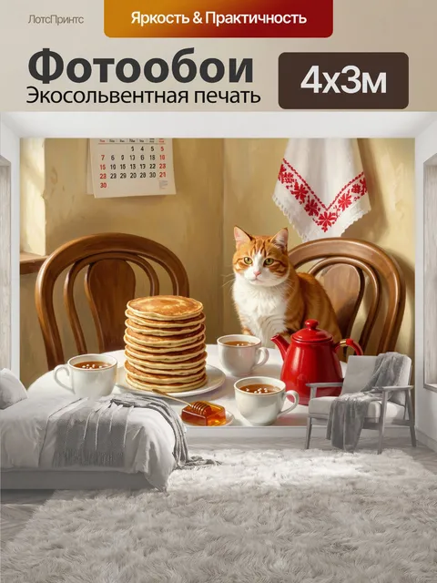 400 × 300 см · Экосольвентная печать