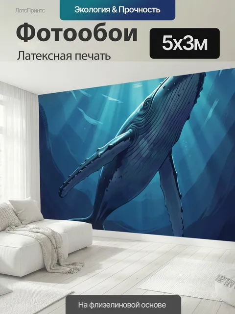 500 × 300 см · Латексная печать