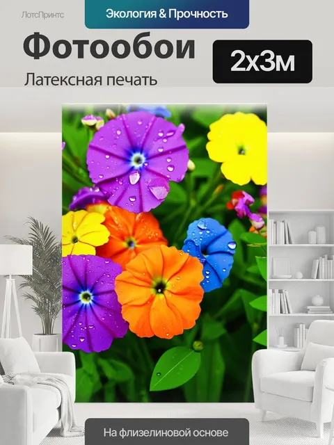 200 × 300 см · Латексная печать