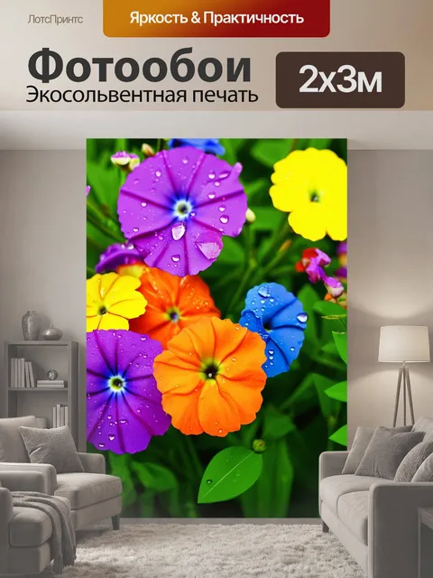 200 × 300 см · Экосольвентная печать