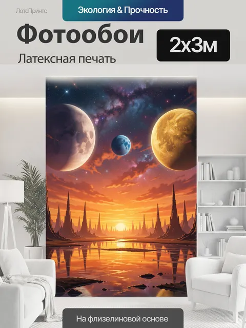 200 × 300 см · Латексная печать