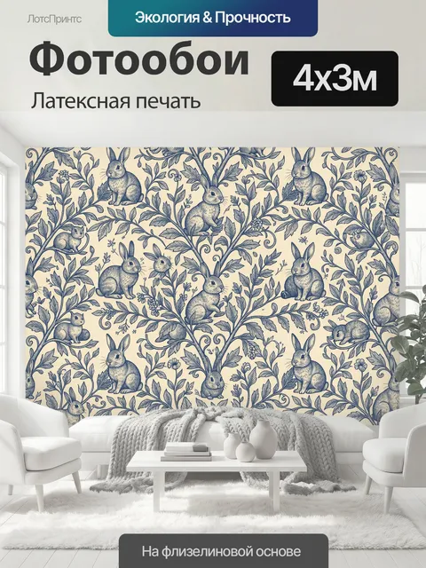400 × 300 см · Латексная печать