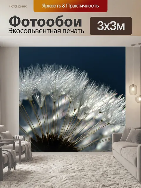 Фотообои Одуванчик, закрывать, одуванчик обыкновенный