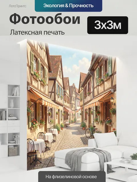 300 × 300 см · Латексная печать