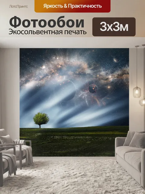 300 × 300 см · Экосольвентная печать