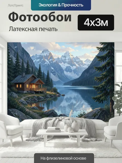 400 × 300 см · Латексная печать