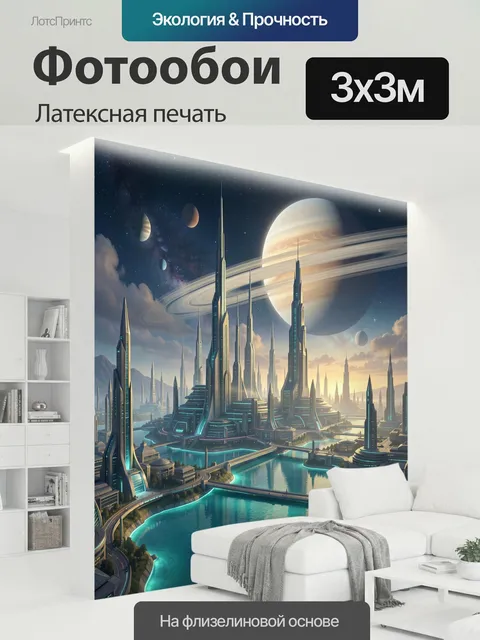 300 × 300 см · Латексная печать