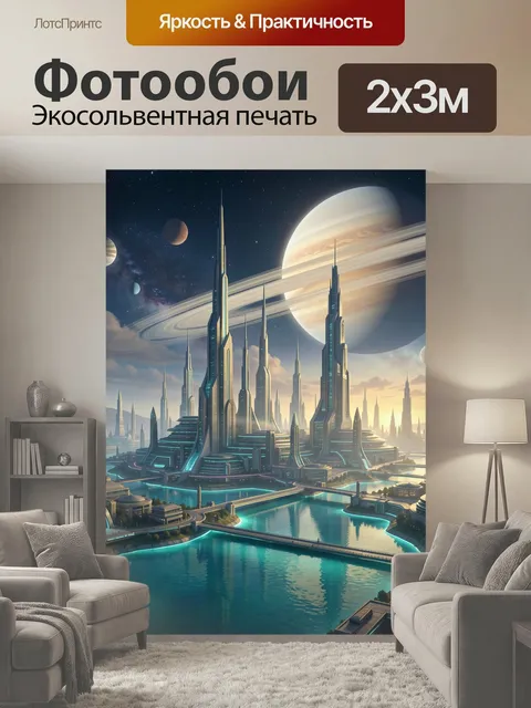 200 × 300 см · Экосольвентная печать