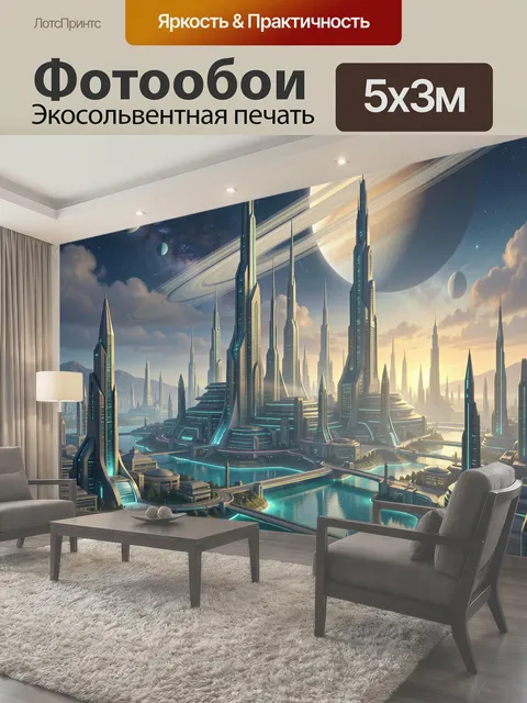 500 × 300 см · Экосольвентная печать