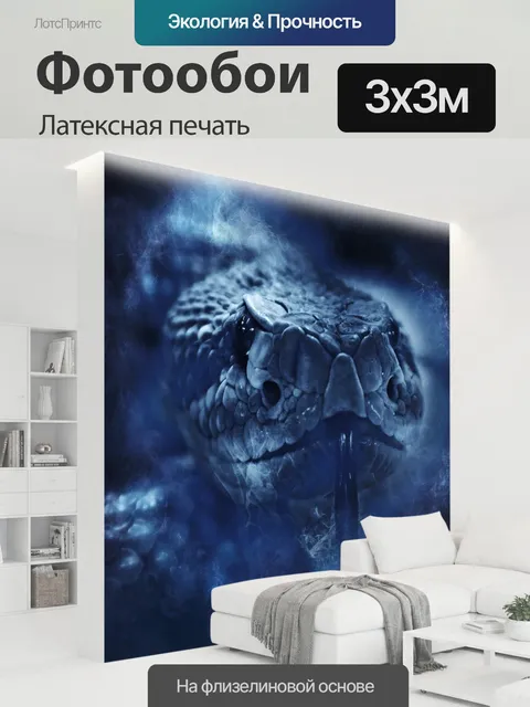 300 × 300 см · Латексная печать