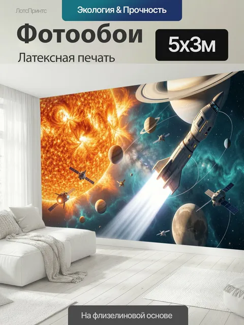 500 × 300 см · Латексная печать