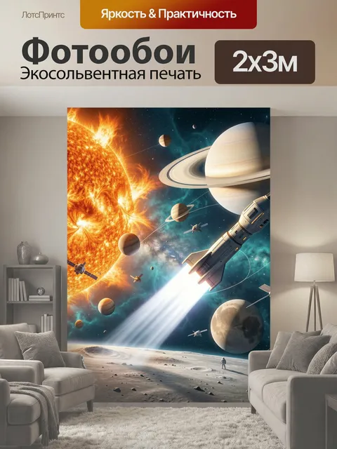 200 × 300 см · Экосольвентная печать