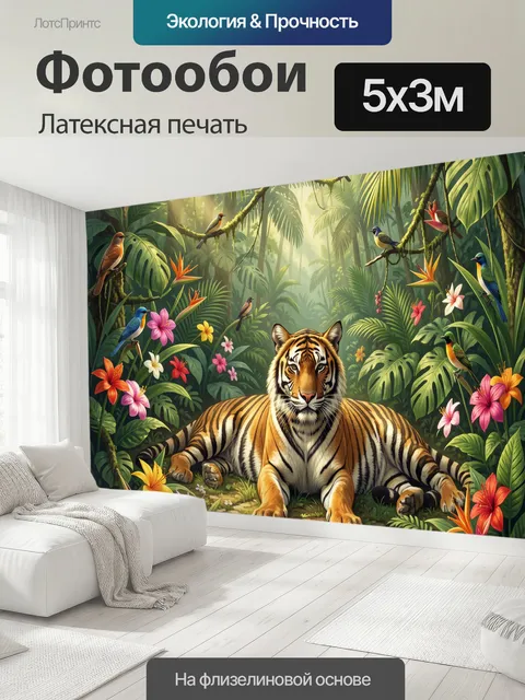 500 × 300 см · Латексная печать