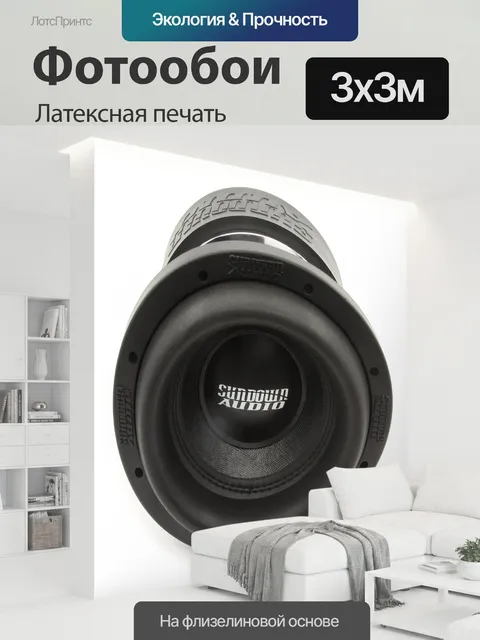 300 × 300 см · Латексная печать