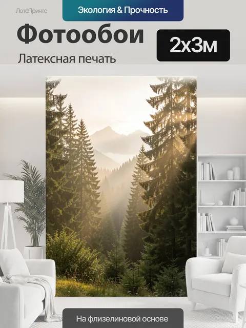 200 × 300 см · Латексная печать