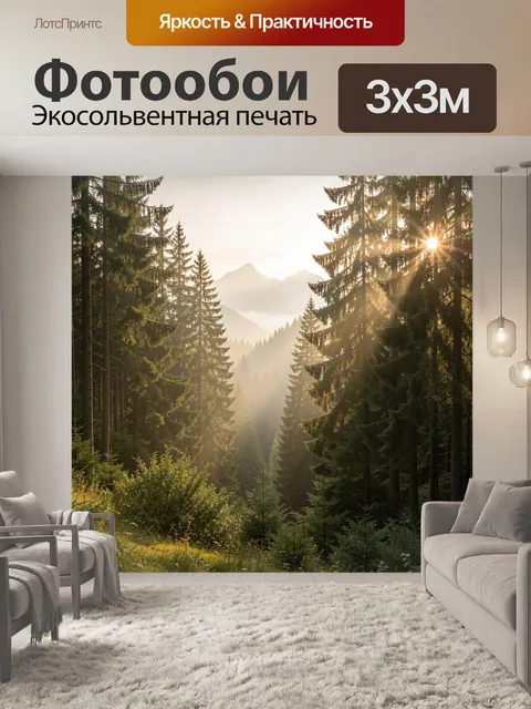 300 × 300 см · Экосольвентная печать