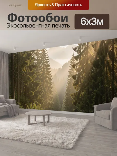 600 × 300 см · Экосольвентная печать