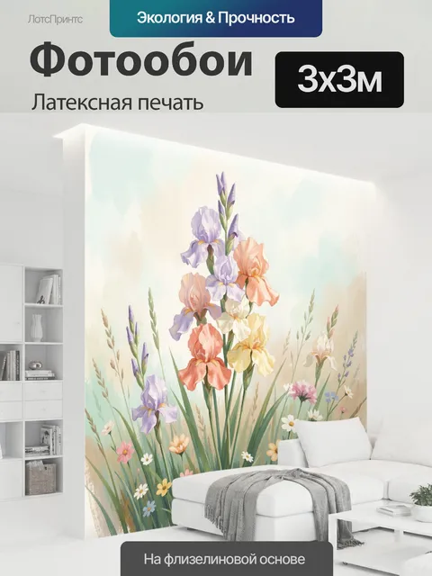 300 × 300 см · Латексная печать