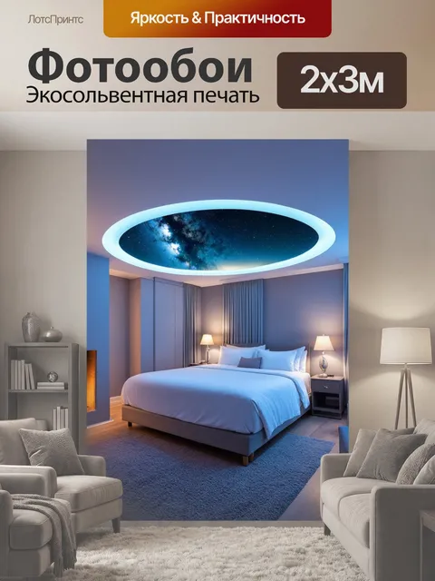 200 × 300 см · Экосольвентная печать