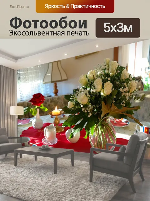 500 × 300 см · Экосольвентная печать