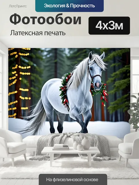 400 × 300 см · Латексная печать