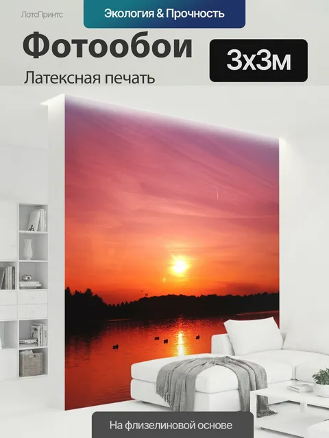 300 × 300 см · Латексная печать