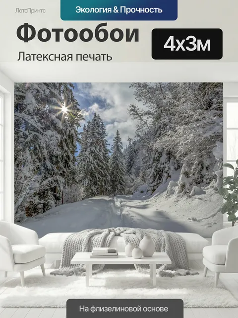 400 × 300 см · Латексная печать