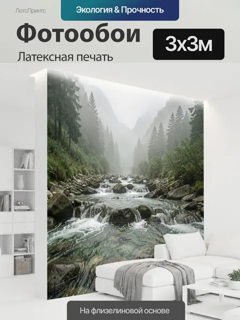 300 × 300 см · Латексная печать