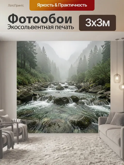 300 × 300 см · Экосольвентная печать