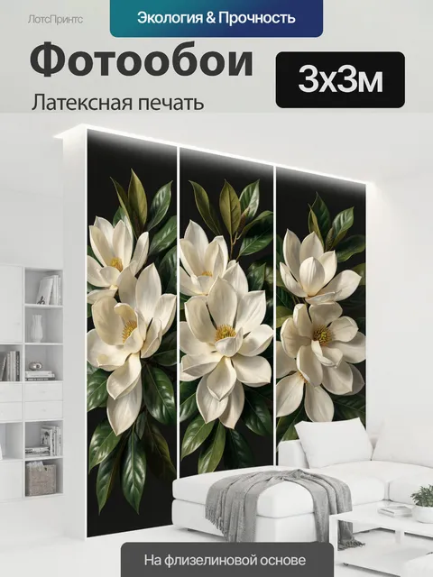 300 × 300 см · Латексная печать