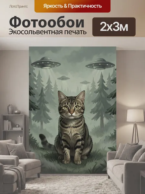 200 × 300 см · Экосольвентная печать