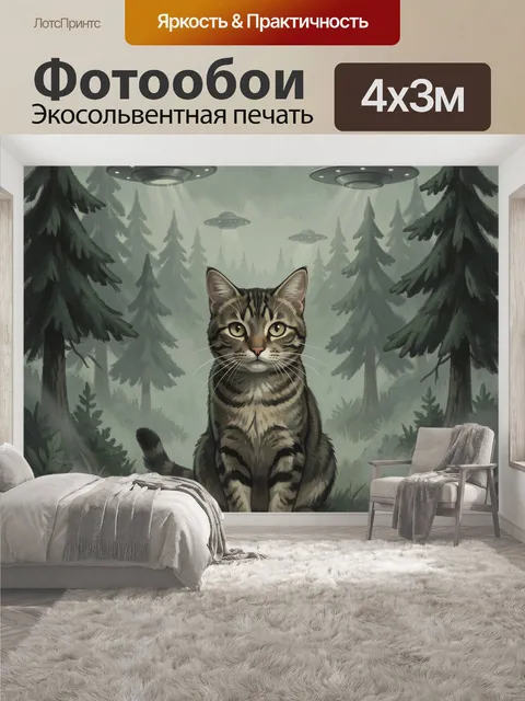 400 × 300 см · Экосольвентная печать