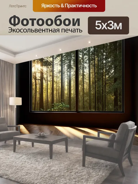 500 × 300 см · Экосольвентная печать