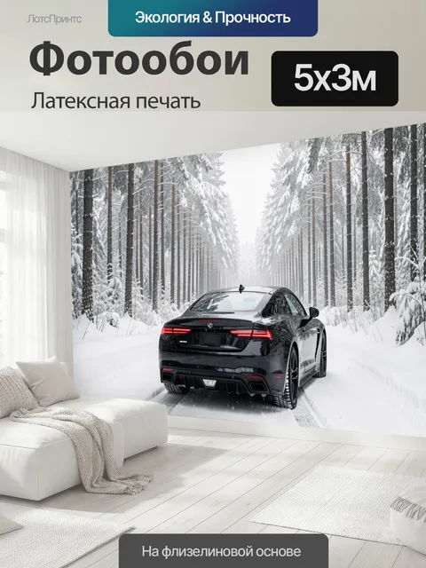 500 × 300 см · Латексная печать