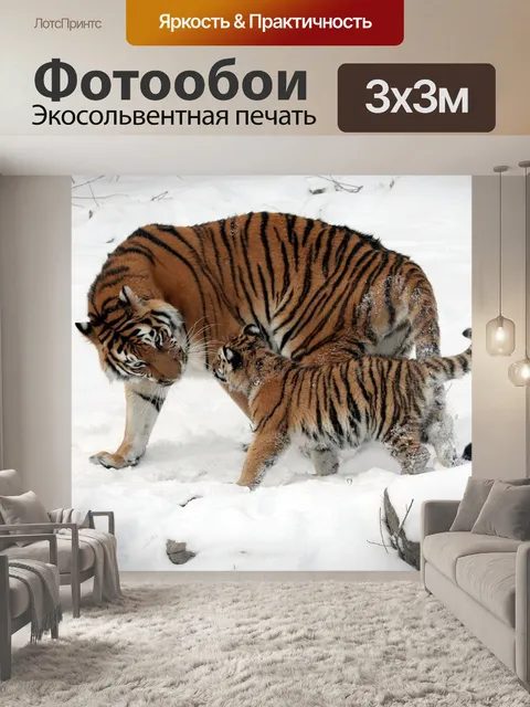 Фотообои Тигры, детеныш, тигренок