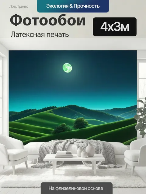 400 × 300 см · Латексная печать