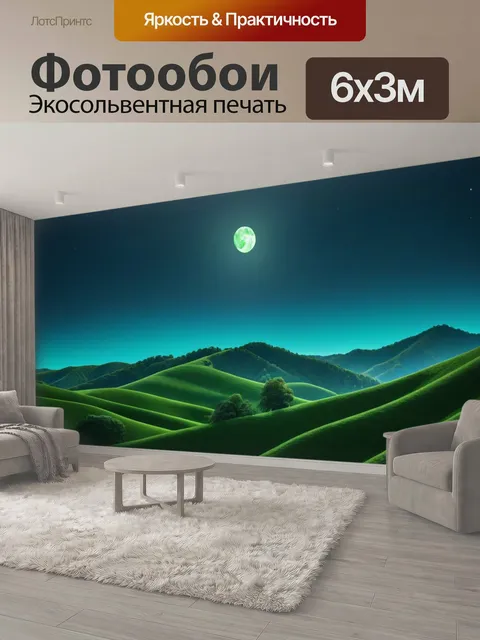 600 × 300 см · Экосольвентная печать